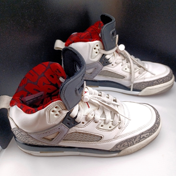 JORDAN  Spizike Lee Brooklyn White Cement  Nice ! 5.5 Youth - Picture 2 of 12